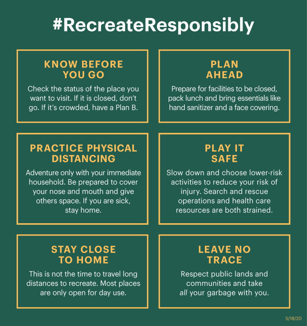 Recreate Responsibly