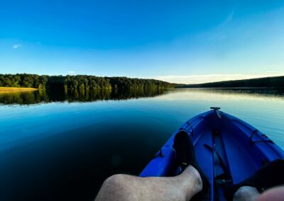 Kayaking on the Lake