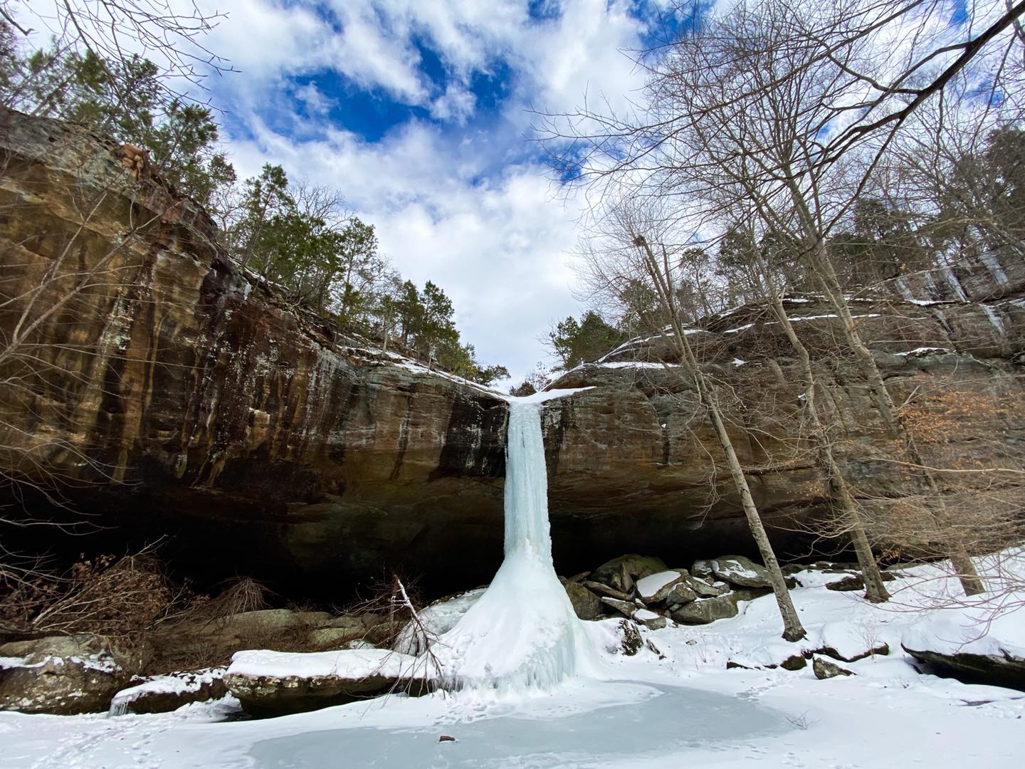 shawnee forest winter hiking safety