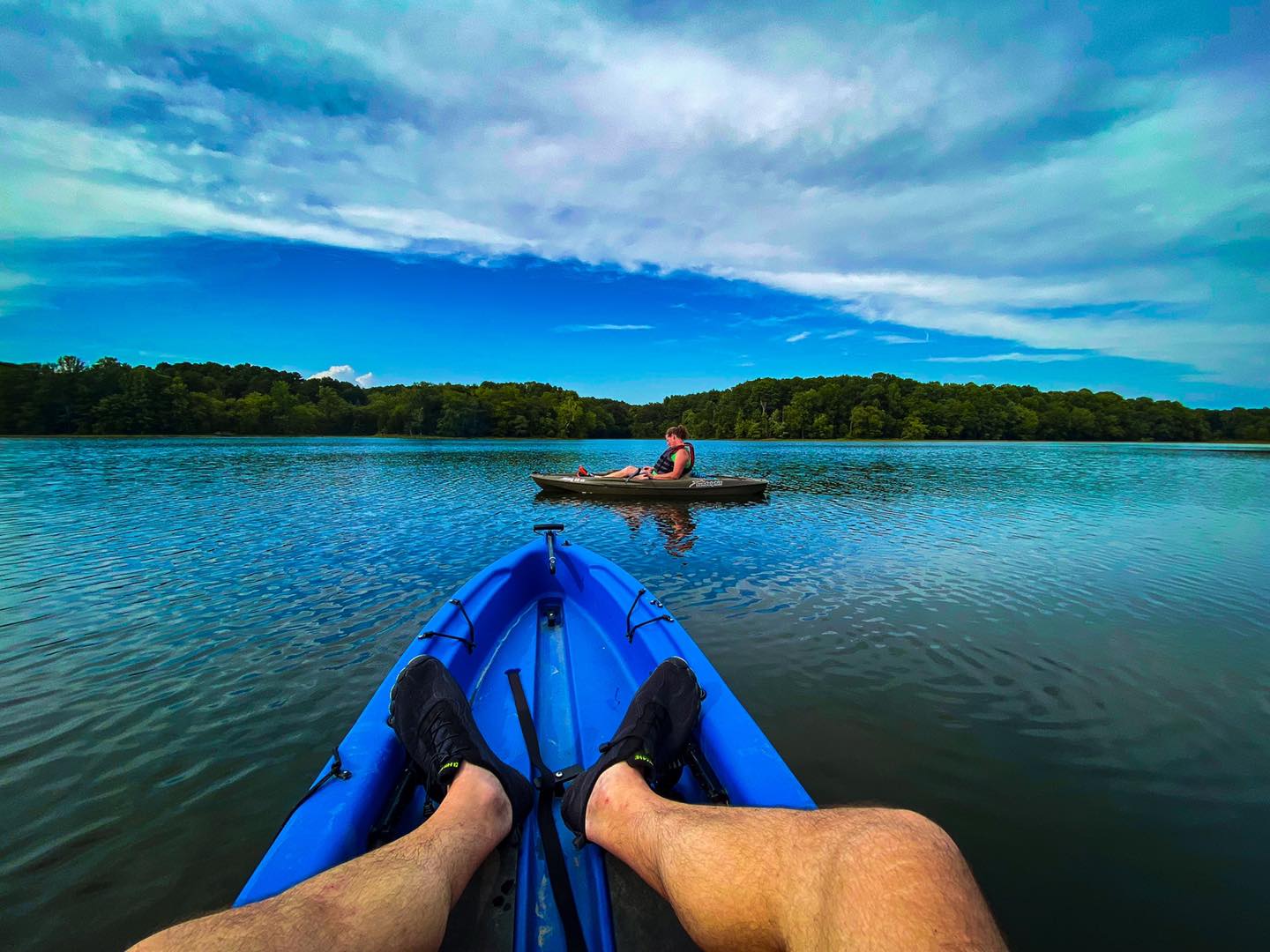 Kayaking at Lake Glendale