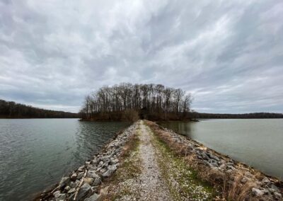 Honker Lake Loop Trail Levee