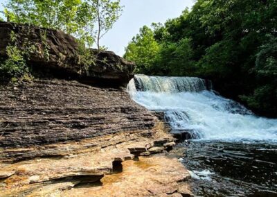 Kinkaid Spillway Bluffage