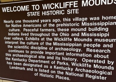 Wickliffe Mounds Sign