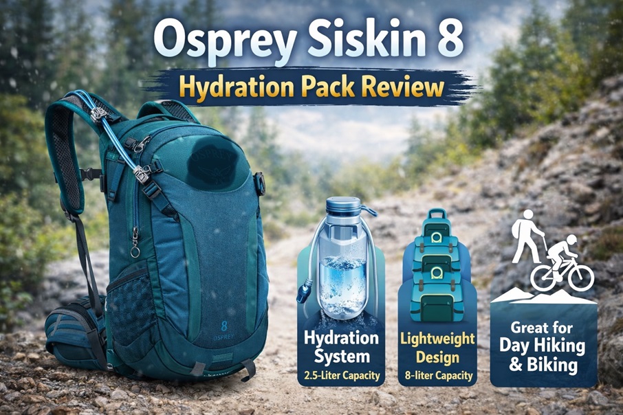 Osprey Siskin 8 Hydration Pack Review